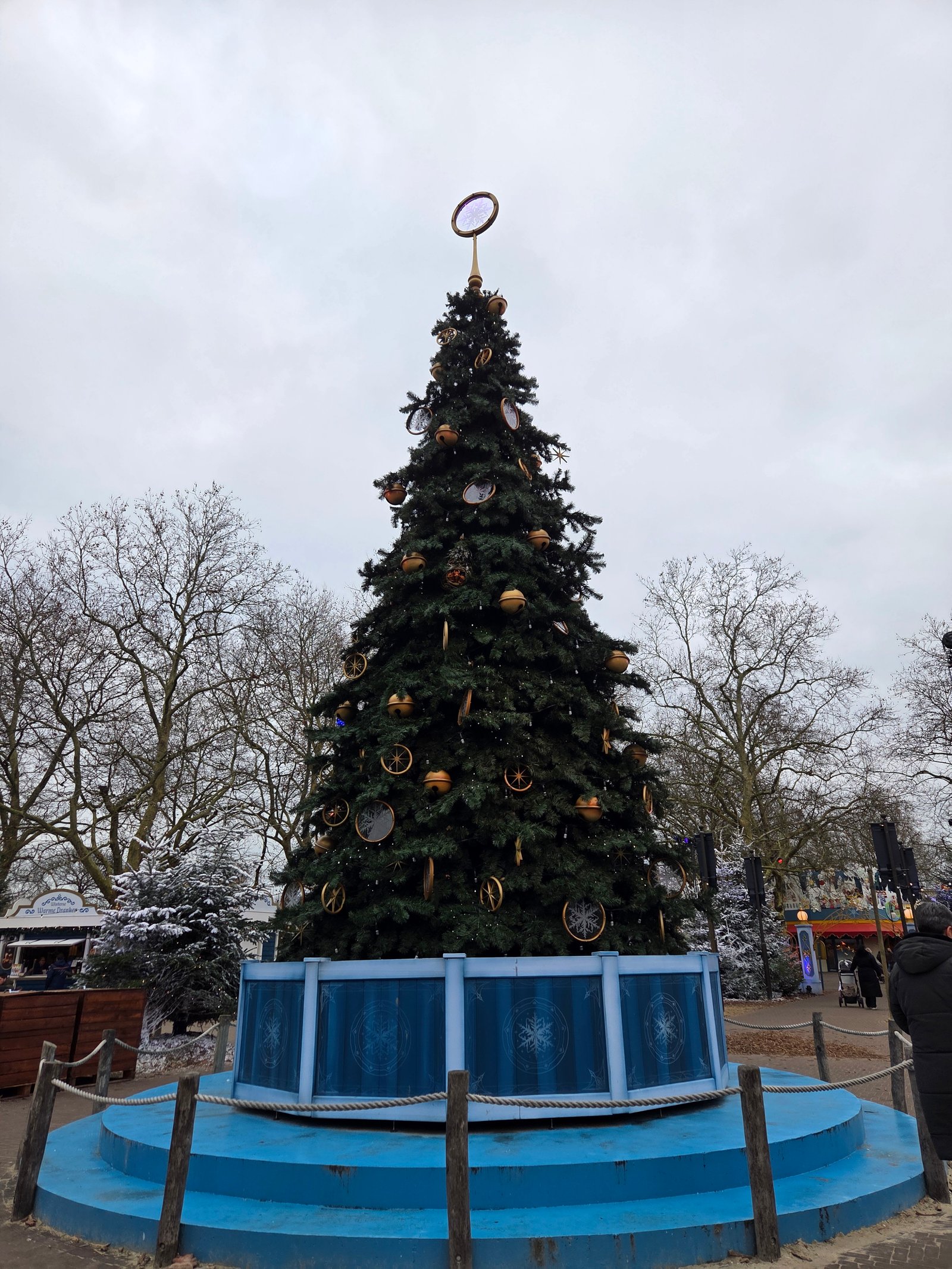 De grote kerstboom op de Warme Winterweide