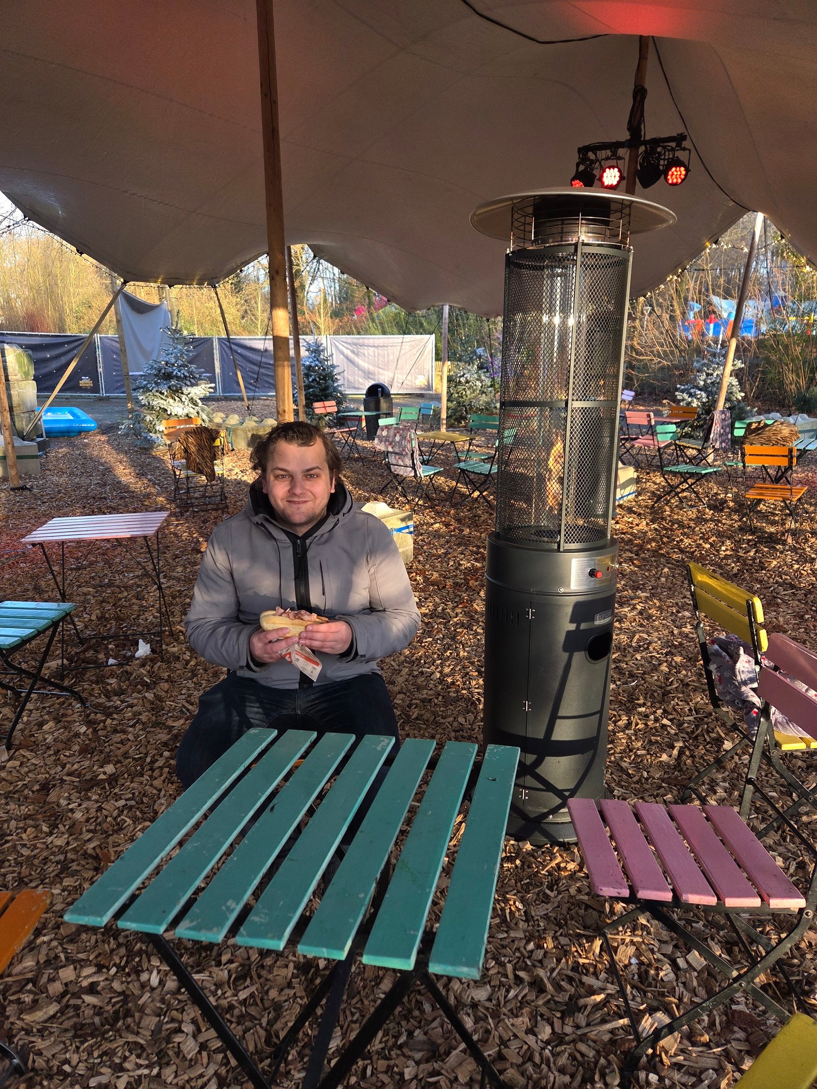 Tijd voor een broodje beenham.. daar hadden we zin in!